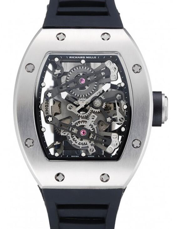 Richard Mille Replica Watch RM 038 Bubba Watson Tourbillion Steel